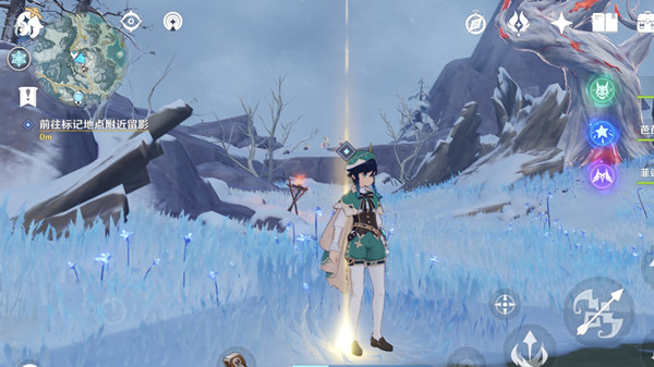 原神雪山留影位置在哪