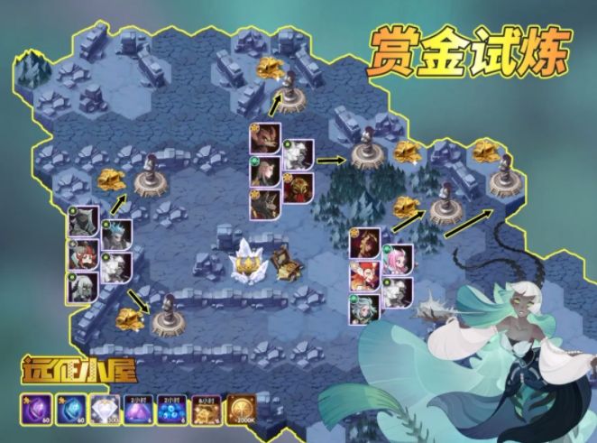 剑与远征狄塞拉试炼之地通关路线推荐