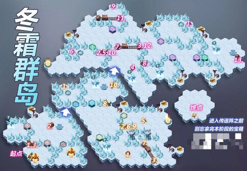 剑与远征冬霜群岛怎么打