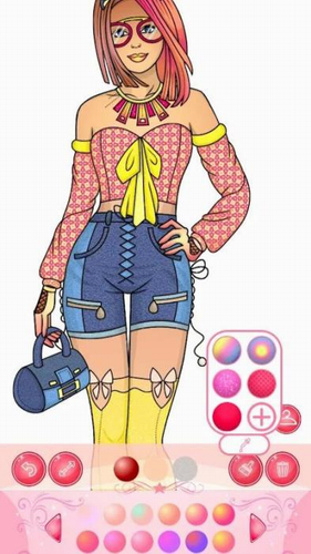 女孩装扮和涂色书安卓版最新