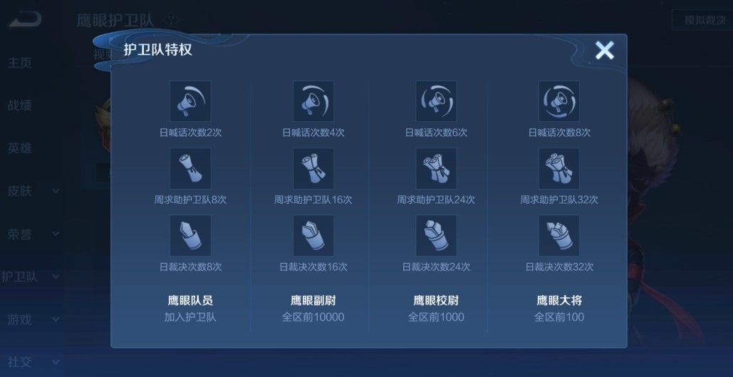 王者荣耀鹰眼护卫队邮件删除了怎么办