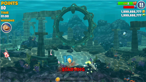 饥饿的鲨鱼无限金币无限钻石版下载安卓下载2023版