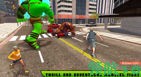 绿巨人怪物城市免费版