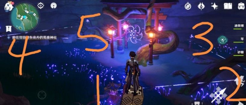 原神雷神瞳位置大全（98个）