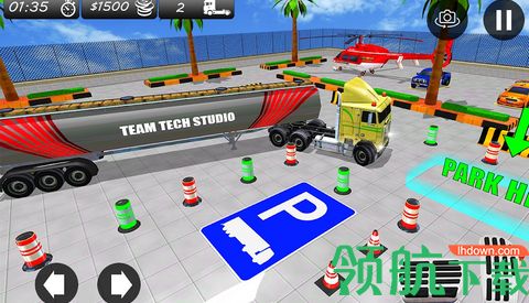 重型卡车模拟器停车中文版