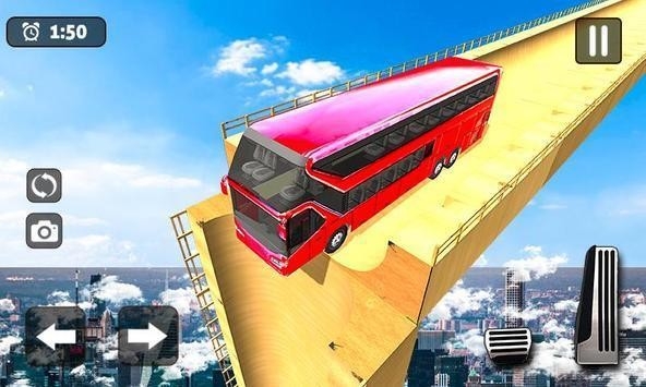 地铁巴士坡道特技模拟器和谐版