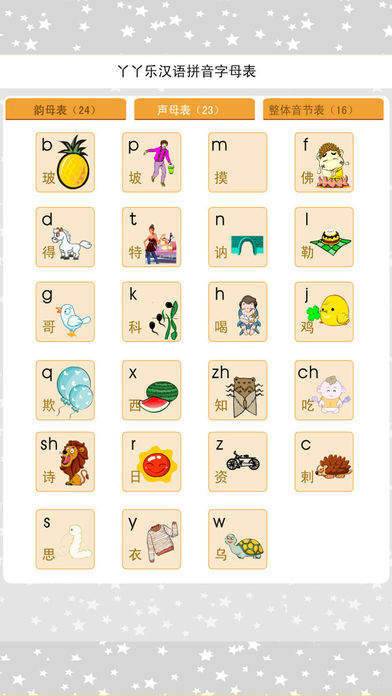声母表和韵母表手机下载
