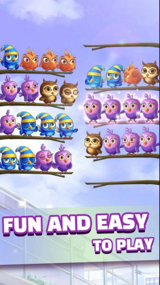 小鸟排序消除手游下载