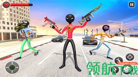 开放世界蜘蛛火柴人手机版