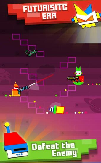 方块人跳跃射击苹果免费下载