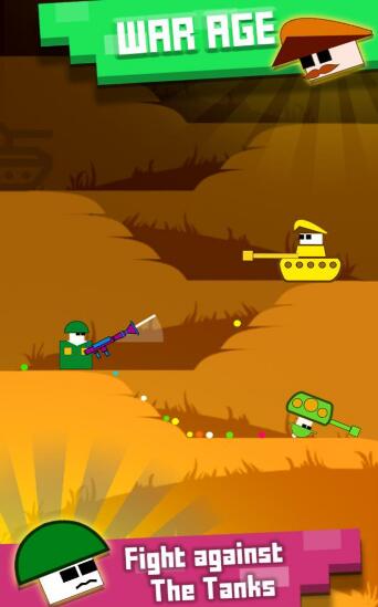 方块人跳跃射击苹果免费下载