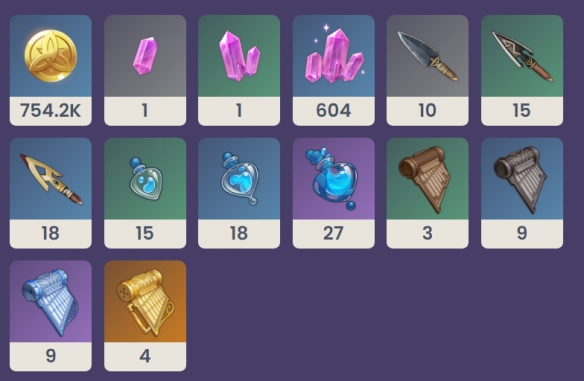 原神静谧之曲突破材料介绍