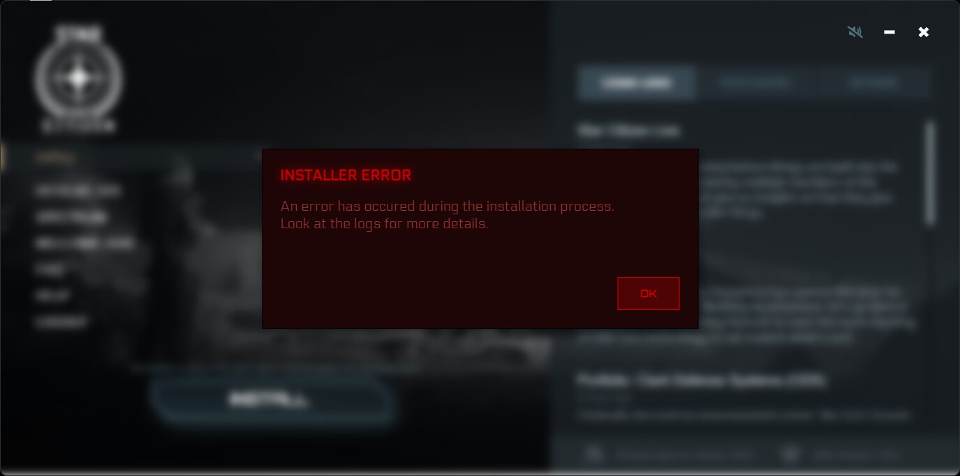 星际公民启动器下载报错解决