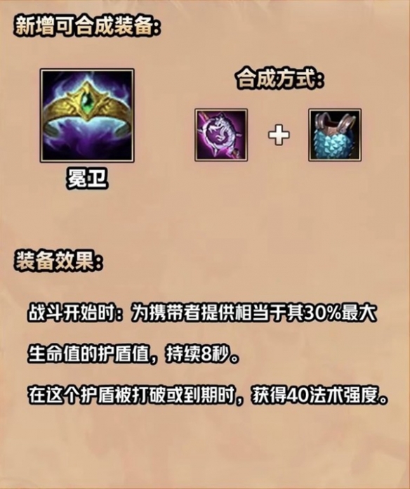 金铲铲之战S9.5冕卫装备怎么样