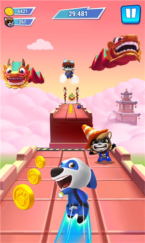 汤姆猫英雄跑酷2023最新版破解版最新版本