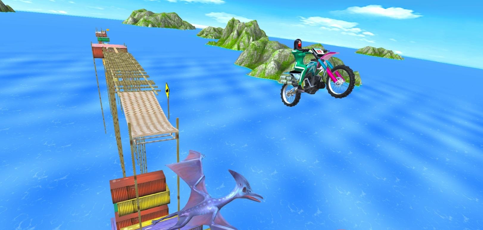 侏罗纪摩托车特技手机版