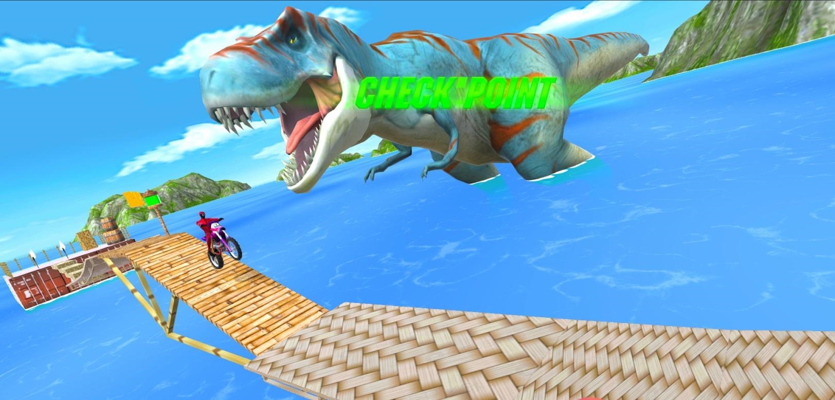 侏罗纪摩托车特技手机版