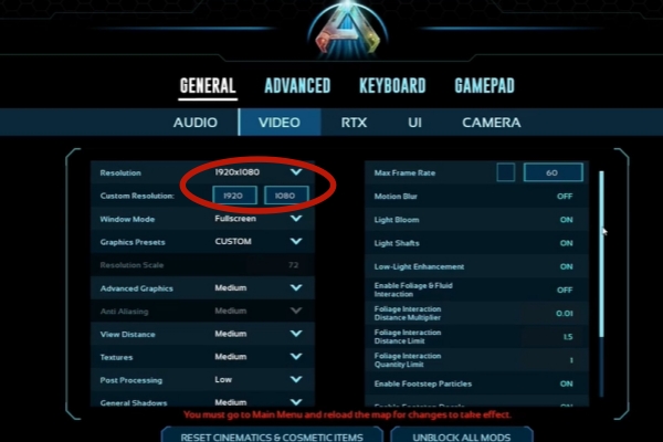 方舟生存飞升画面设置推荐