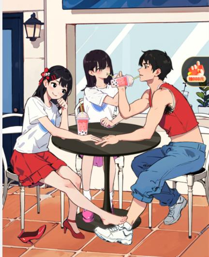 就我眼神好奶茶店合照整拍照姿势怎么过 通关攻略