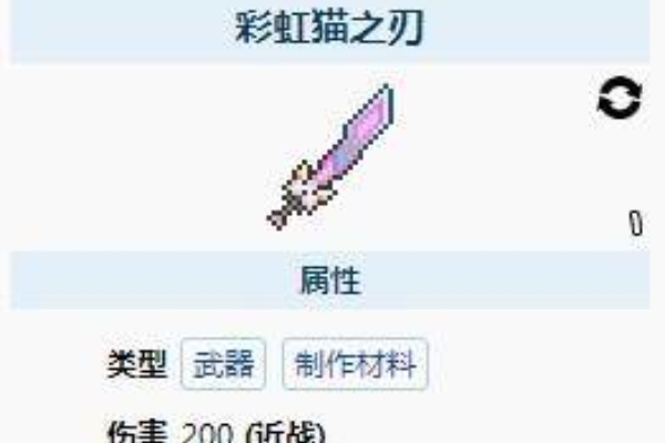 泰拉瑞亚彩虹猫之刃获得方法