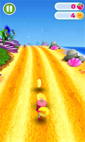 草莓女孩跑酷破解版无限金币版最新版2024安卓版