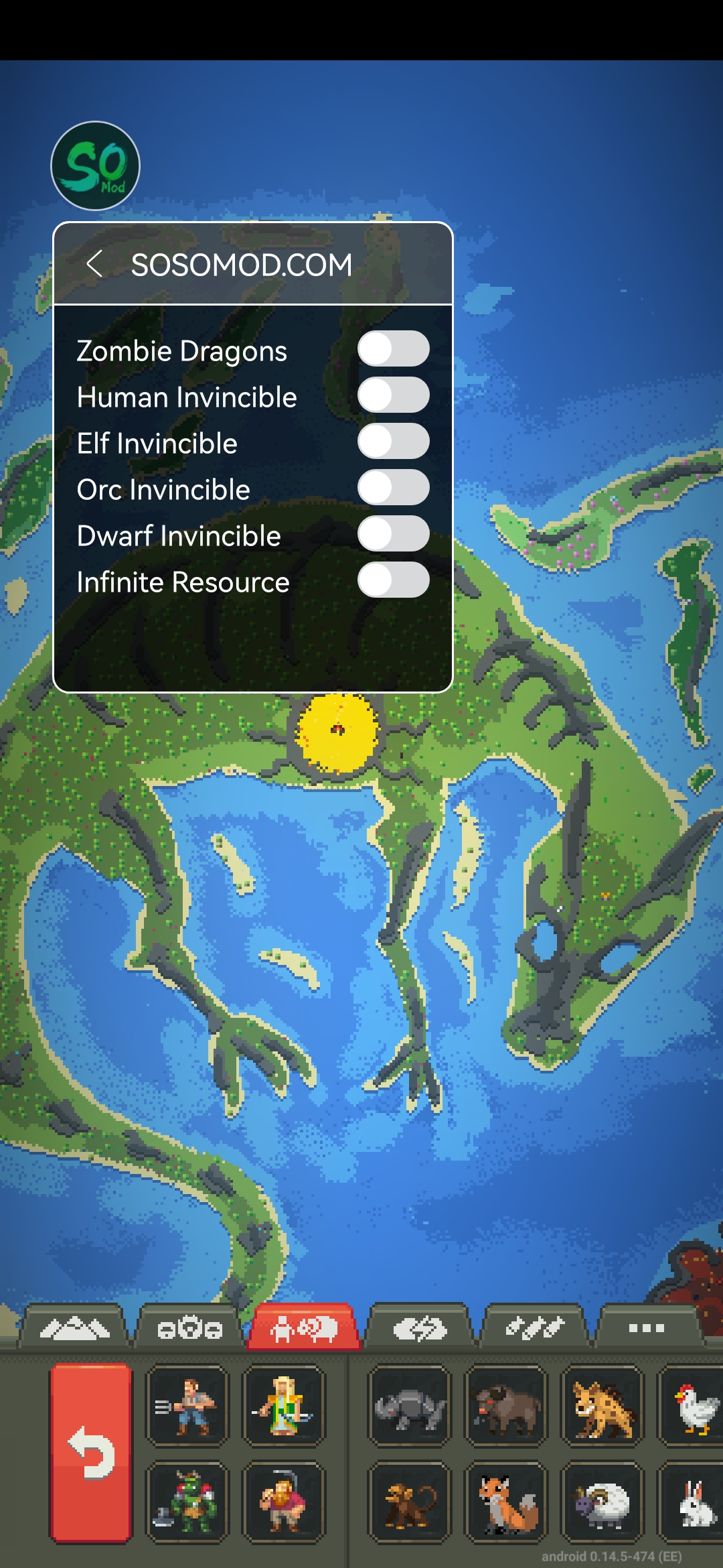 世界盒子0.14.5全物品解锁内置修改器