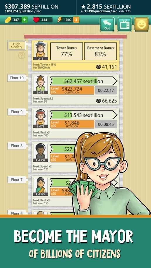 疯狂建楼大亨最新版手机下载免费版