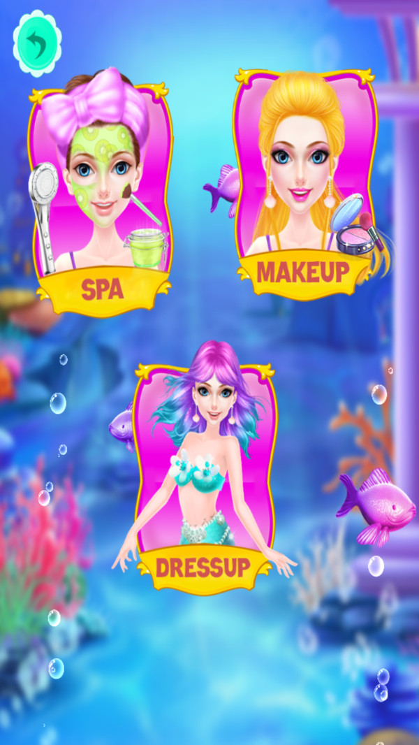 美人鱼公主化妆