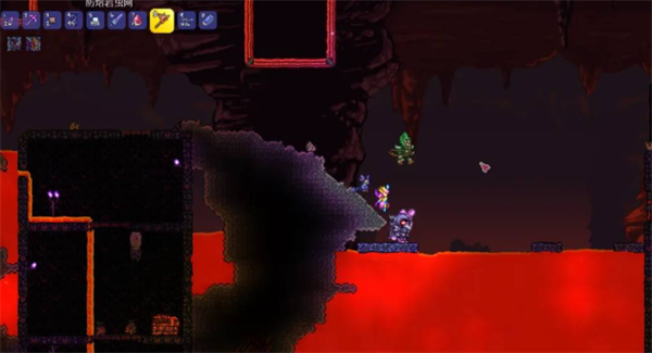 泰拉瑞亚在地狱里钓鱼的方法