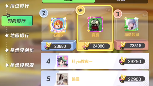 元梦之星时尚值怎么提升