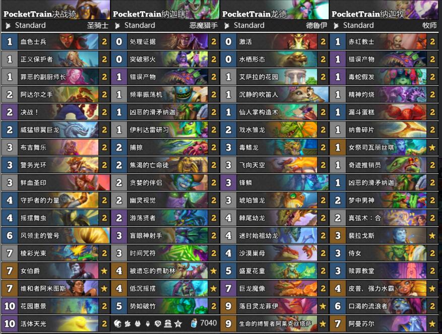 炉石传说历届冠军卡组 2024炉石传说历届冠军卡组名单介绍