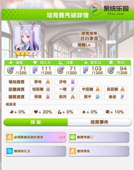 闪耀优俊少女目白麦昆养成攻略