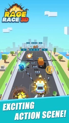 狂暴比赛3D苹果手机版