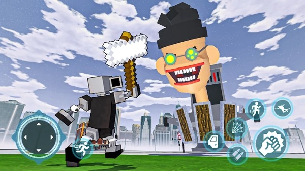 滑板手工艺射击马桶头游戏下载