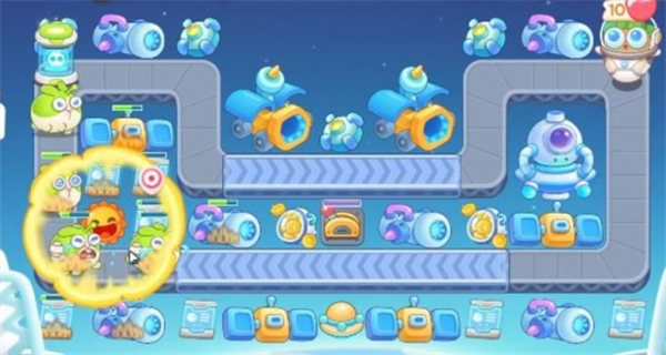 保卫萝卜4太空穿越53关攻略 太空穿越53关完美通关图解