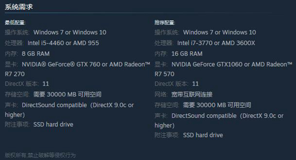 迷离诡夜配置要求