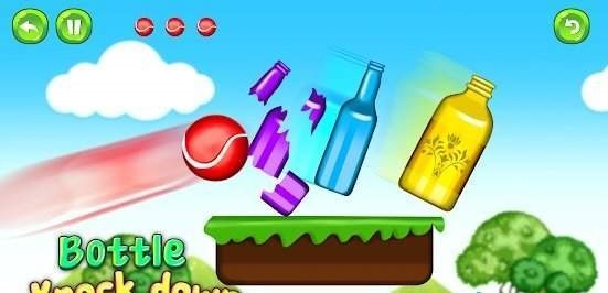 弹弓射击瓶子苹果版