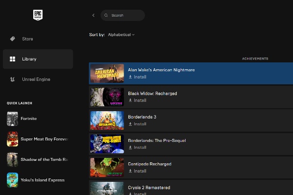 epic可以共享游戏库吗