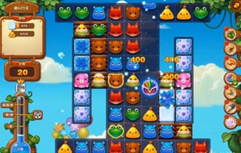 开心消消乐609关通关攻略