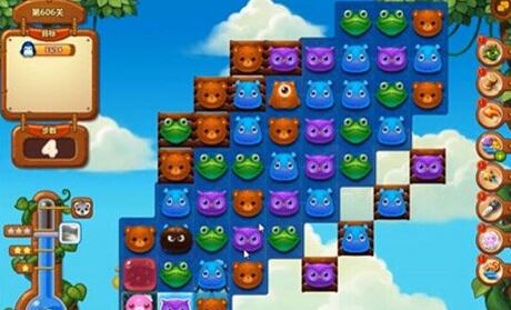 《开心消消乐》606关通关攻略