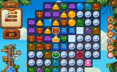 开心消消乐603关三星过关攻略