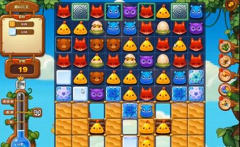 开心消消乐601关通关攻略