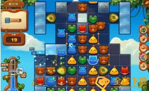 开心消消乐583关三星过关攻略