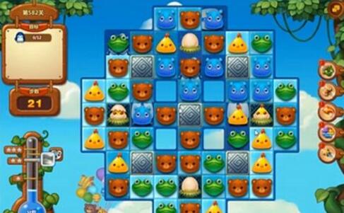 开心消消乐582关通关攻略