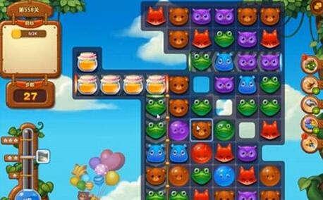 开心消消乐558关通关攻略
