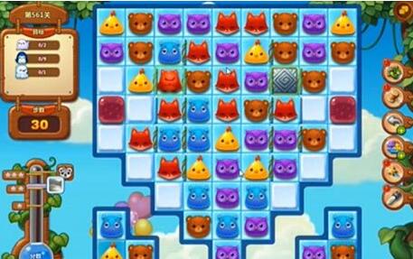 开心消消乐561关通关攻略